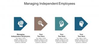Managing independent employees ppt powerpoint presentation pictures sample cpb
