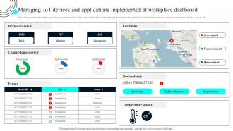 Managing Iot Devices And Applications Implemented Iot Deployment Process Overview