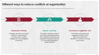 Managing Life At Workplace Different Ways To Reduce Conflicts At Organization