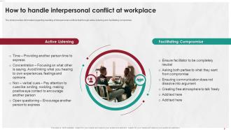 Managing Life At Workplace How To Handle Interpersonal Conflict At Workplace