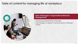 Managing Life At Workplace Powerpoint Presentation Slides Complete Deck Unique Researched