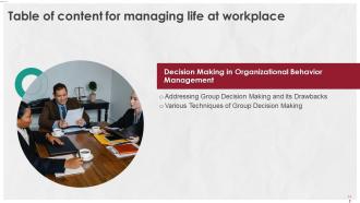 Managing Life At Workplace Powerpoint Presentation Slides Complete Deck Aesthatic Researched