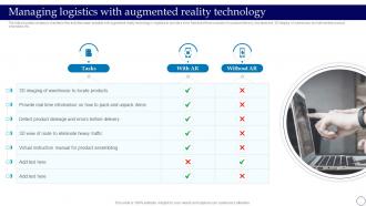Managing Logistics With Augmented Reality Technology