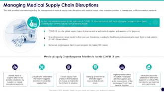 Managing medical supply chain covid 19 business survive adapt post recovery