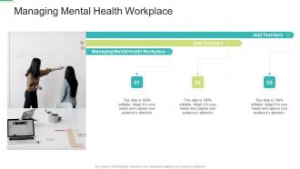 Managing Mental Health Workplace In Powerpoint And Google Slides Cpb