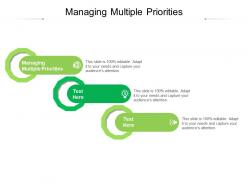 Managing multiple priorities ppt powerpoint presentation summary backgrounds cpb