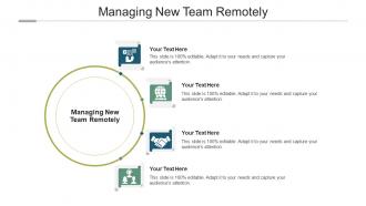Managing new team remotely ppt powerpoint presentation backgrounds cpb
