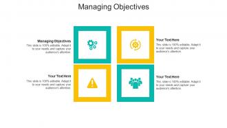 Managing objectives ppt powerpoint presentation gallery example cpb