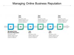 Managing online business reputation ppt powerpoint presentation inspiration graphic tips cpb