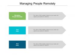 Managing people remotely ppt powerpoint presentation file background images cpb