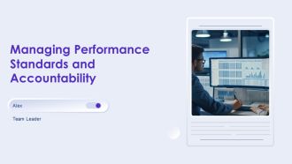 Managing Performance Standards And Accountability PPT Slides AT