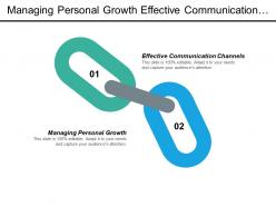 Managing personal growth effective communication channels presentation effectiveness cpb