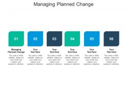 Managing planned change ppt powerpoint presentation styles example cpb