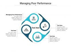Managing poor performance ppt powerpoint presentation outline shapes cpb