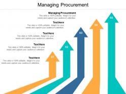 Managing procurement ppt powerpoint presentation ideas slides cpb