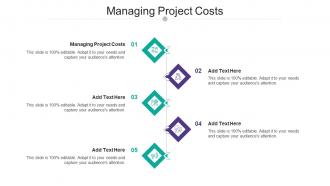 Managing Project Costs Ppt Powerpoint Presentation Outline Maker Cpb