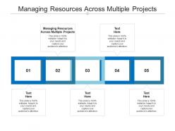Managing resources across multiple projects ppt powerpoint presentation styles graphics tutorials cpb
