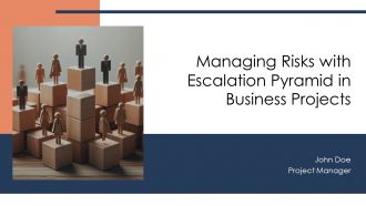 Managing Risks With Escalation Pyramid In Business Projects PPT Presentation AT
