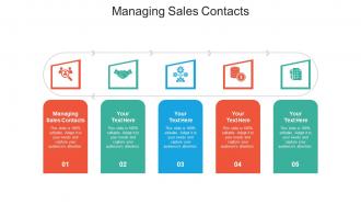 Managing sales contacts ppt powerpoint presentation model grid cpb
