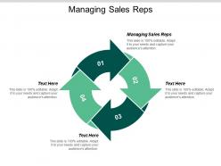 Managing sales reps ppt powerpoint presentation icon guidelines cpb