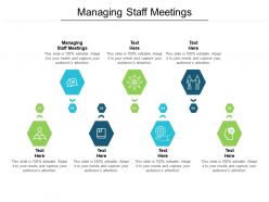 Managing staff meetings ppt powerpoint presentation show deck cpb