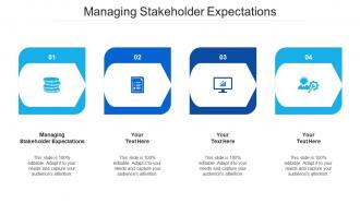 Managing stakeholder expectations ppt powerpoint presentation icon outline cpb