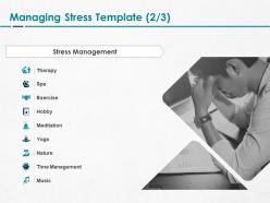 Managing stress meditation ppt powerpoint presentation pictures