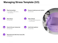Managing stress resources ppt powerpoint presentation layouts diagrams