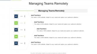 Managing Teams Remotely In Powerpoint And Google Slides Cpb