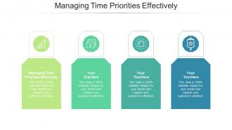 Managing Time Priorities Effectively Ppt Powerpoint Presentation Pictures Layout Ideas Cpb