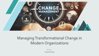 Managing Transformational Change In Modern Organizations PPT Information AT