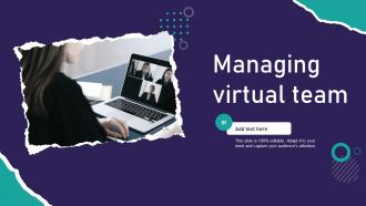 Managing Virtual Team Ppt Slides Infographic Template