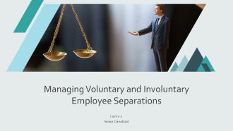 Managing Voluntary And Involuntary Employee Separations PPT Sample AT