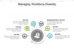 Managing workforce diversity ppt powerpoint presentation samples cpb