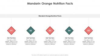 Mandarin Orange Nutrition Facts In Powerpoint And Google Slides Cpb