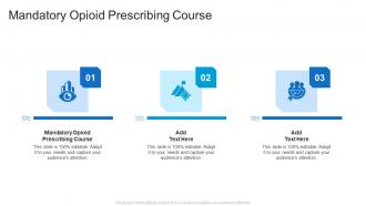Mandatory Opioid Prescribing Course In Powerpoint And Google Slides Cpb