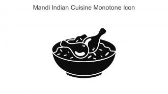 Mandi Indian Cuisine Monotone Icon In Powerpoint Pptx Png And Editable Eps Format