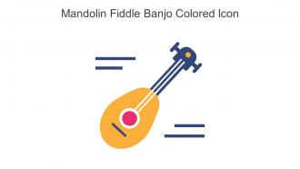 Mandolin Fiddle Banjo Colored Icon In Powerpoint Pptx Png And Editable Eps Format