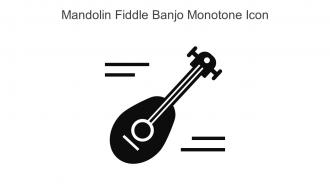 Mandolin Fiddle Banjo Monotone Icon In Powerpoint Pptx Png And Editable Eps Format