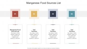Manganese Food Sources List In Powerpoint And Google Slides Cpb