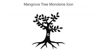 Mangrove Tree Monotone Icon In Powerpoint Pptx Png And Editable Eps Format