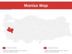 Manisa map powerpoint presentation ppt template