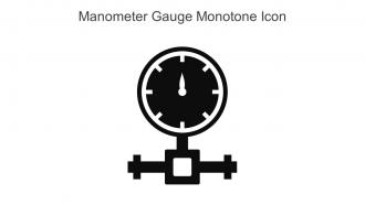 Manometer Gauge Monotone Icon In Powerpoint Pptx Png And Editable Eps Format