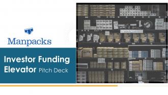 Manpacks investor funding elevator pitch deck ppt template