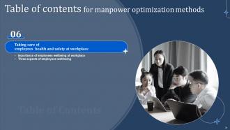 Manpower Optimization Methods Powerpoint Presentation Slides Good Designed