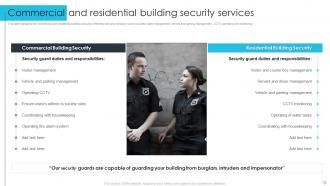 Manpower Security Services Company Profile Powerpoint Presentation Slides