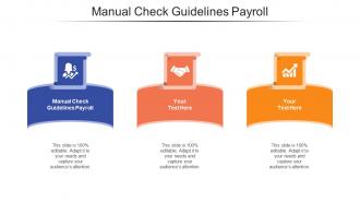Manual Check Guidelines Payroll Ppt Powerpoint Presentation Outline Design Templates Cpb
