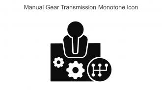Manual Gear Transmission Monotone Icon In Powerpoint Pptx Png And Editable Eps Format