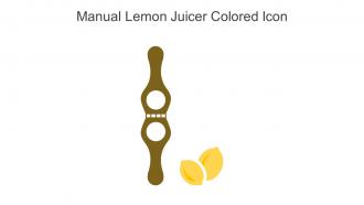 Manual Lemon Juicer Colored Icon In Powerpoint Pptx Png And Editable Eps Format