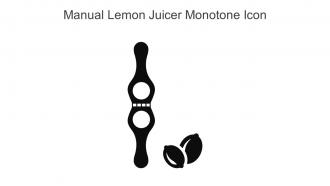 Manual Lemon Juicer Monotone Icon In Powerpoint Pptx Png And Editable Eps Format